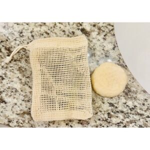 Exfoliating Soap‎ Saver Bag Natural Loofah Soap Bar Zero Waste Sustainable